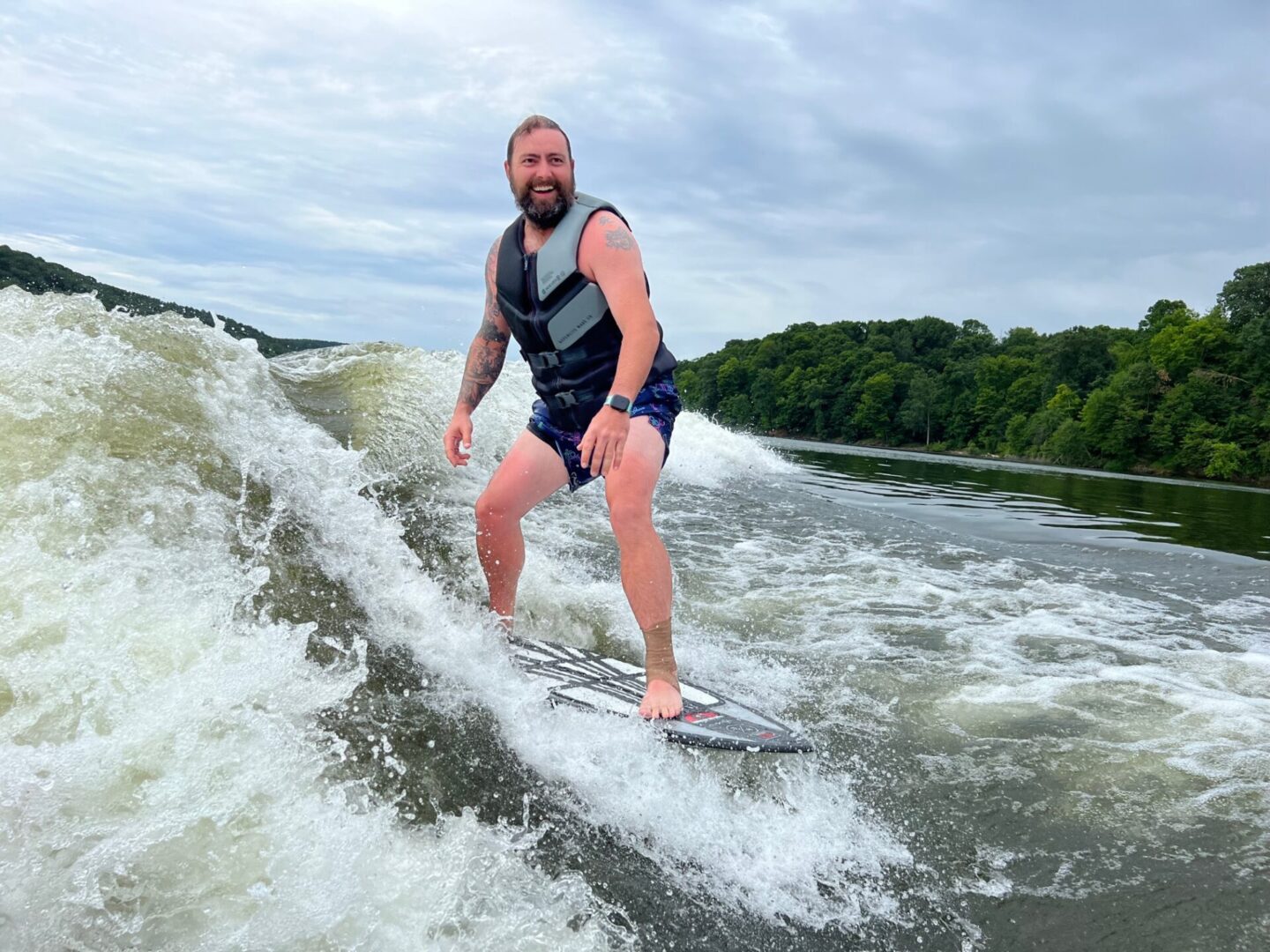 Surfing Man