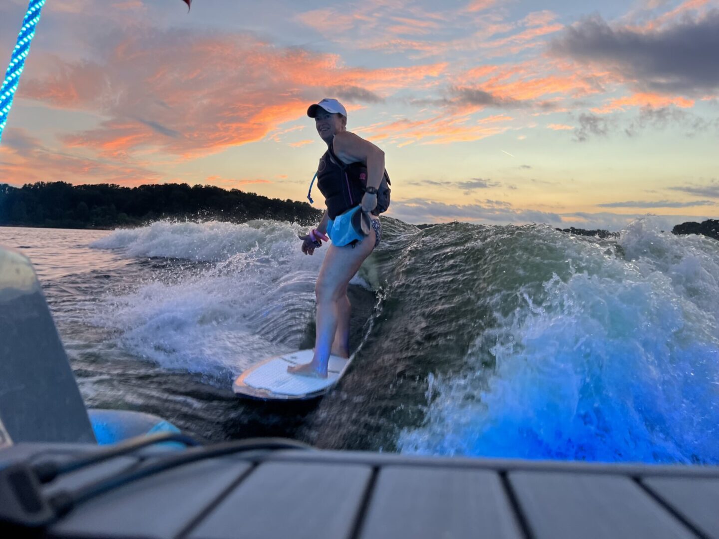 Surfing on Sunset