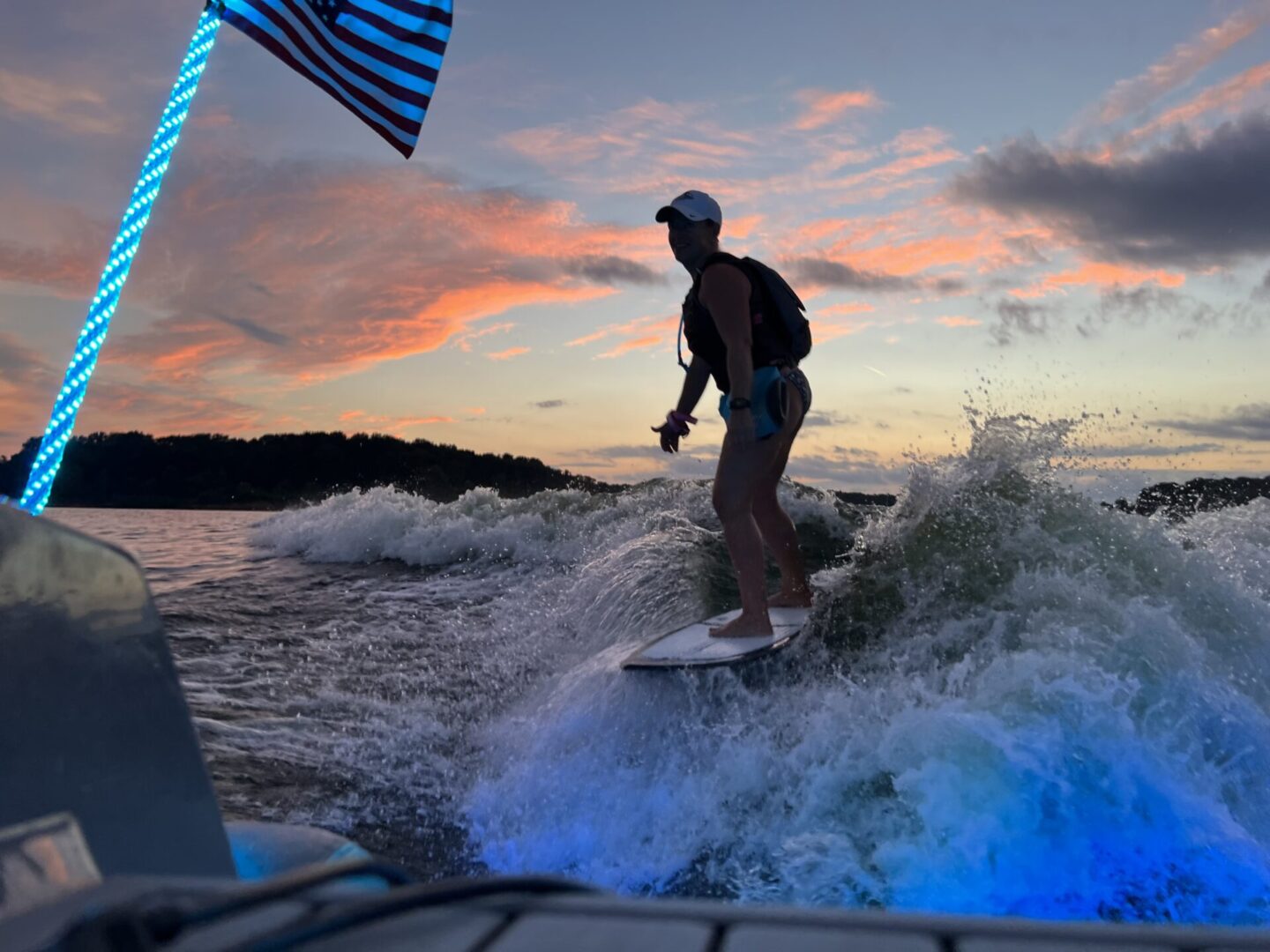 Surfing on Sunset