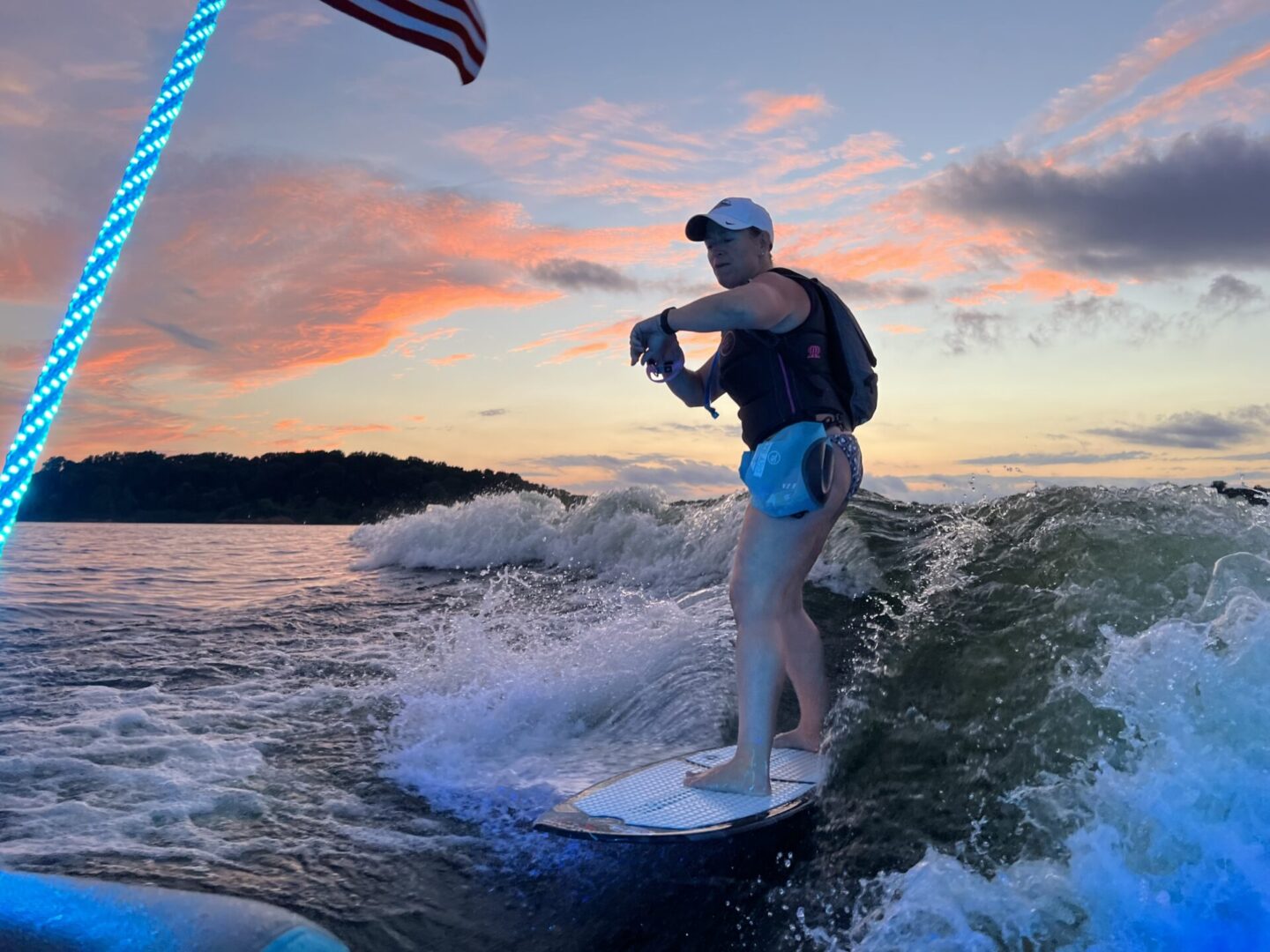 Surfing on Sunset